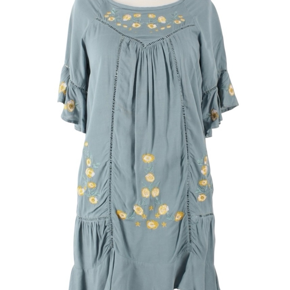 Floral Embroidered Dress